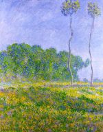 Клод Моне Весенний пейзаж 1894г